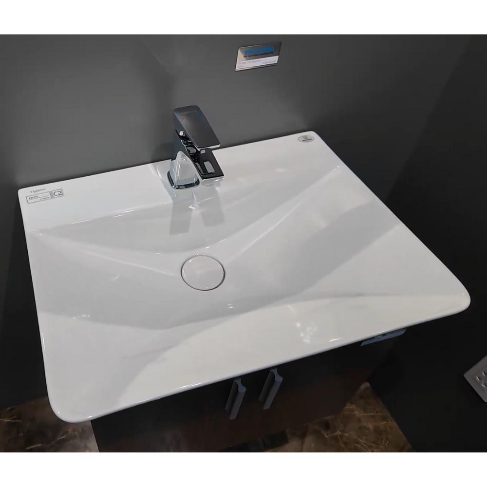 Chậu lavabo đặt bàn Viglacera CB70