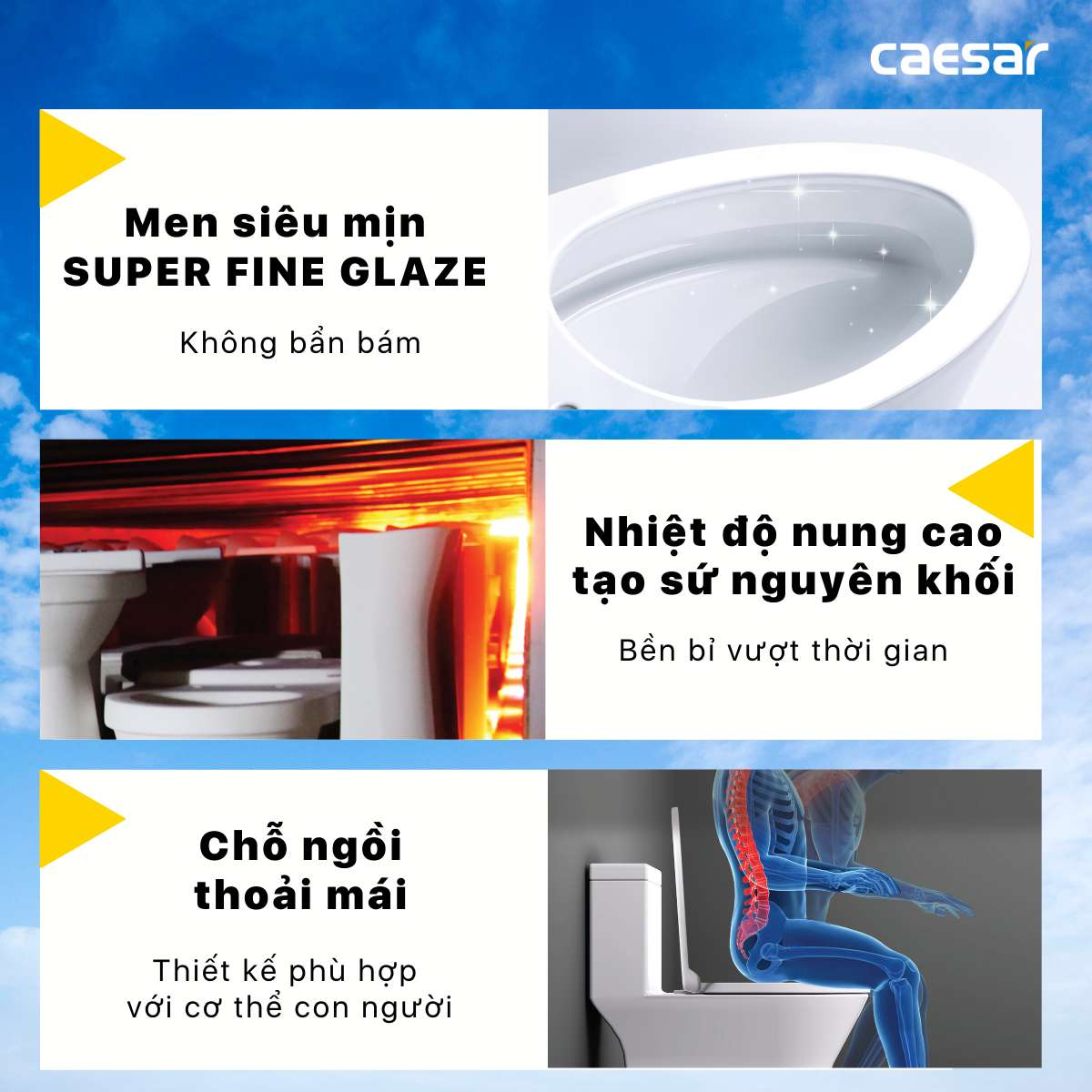 Bồn cầu 1 khối nắp điện tử Caesar C1374F + TAF400H (CD1374+TAF400H)