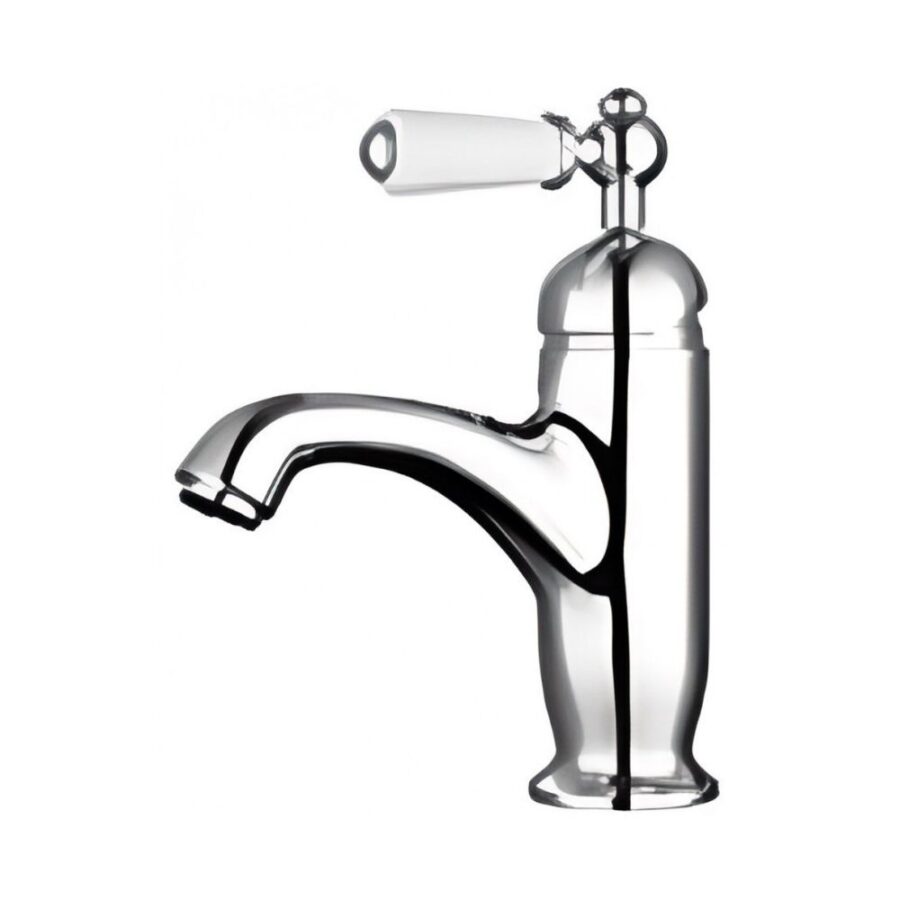 Vòi chậu lavabo nóng lạnh bằng đồng Kanly CHV09