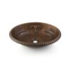 Chậu rửa lavabo dương vành Kanly bằng đồng DL6011