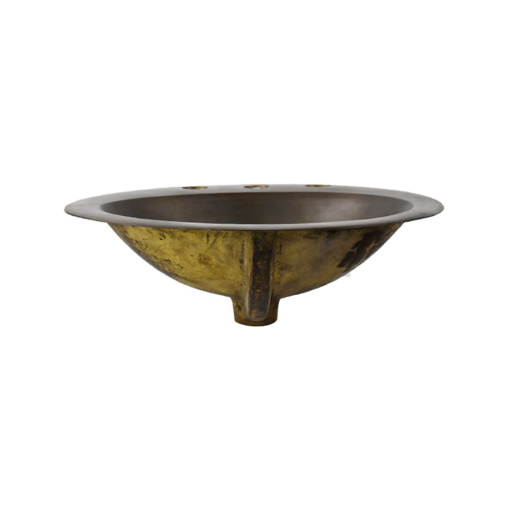 Chậu rửa lavabo dương vành Kanly bằng đồng DL6211