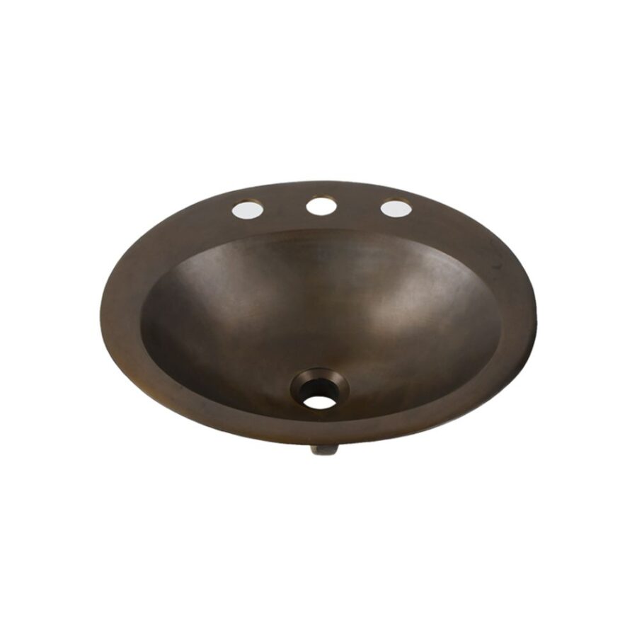 Chậu rửa lavabo dương vành Kanly bằng đồng DL6211