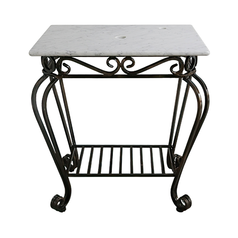 Bộ khung sắt mặt bàn đá để lavabo KANLY FP04