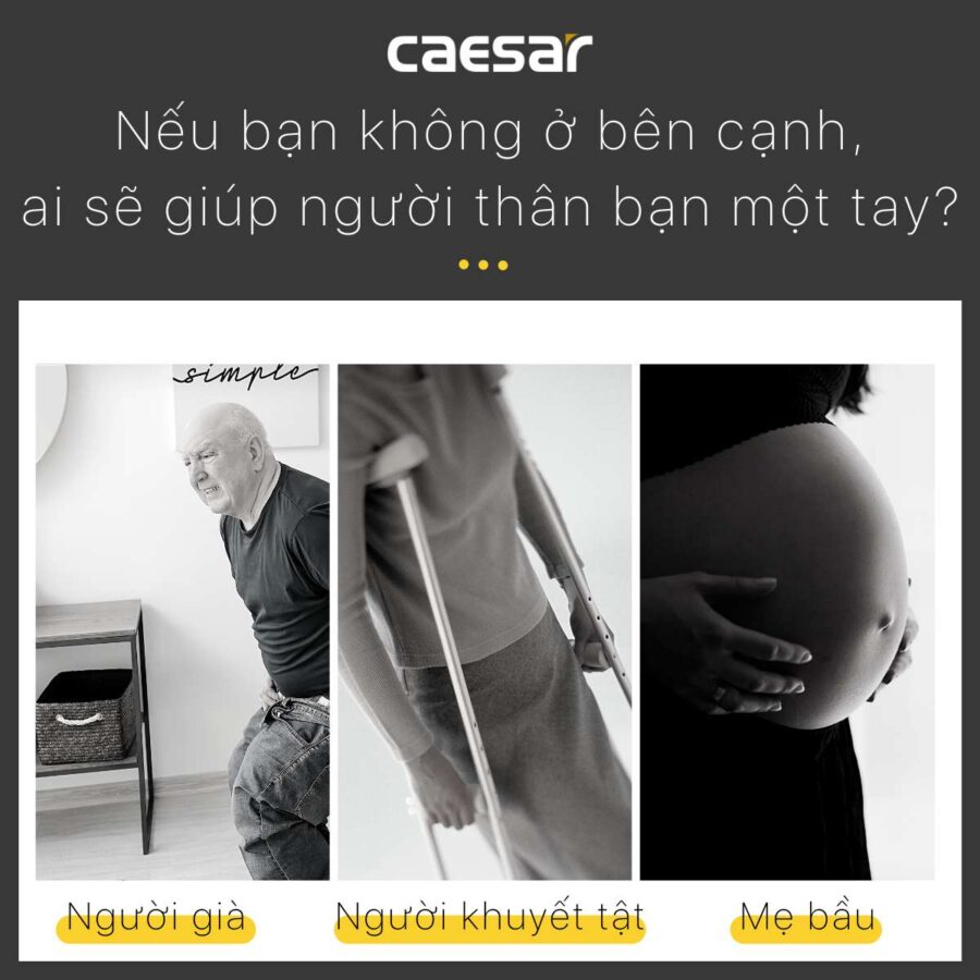 Thanh tay vịn inox Caesar GB104V