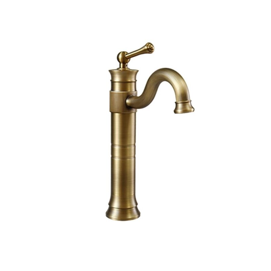 Vòi chậu lavabo nóng lạnh bằng đồng Kanly GCA16