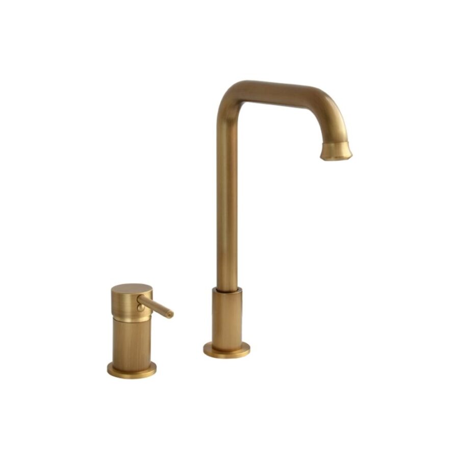 Vòi chậu âm bàn nóng lạnh bằng đồng Kanly GCC41