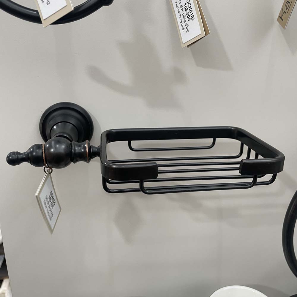 Giá để xà phòng bằng đồng Kanly GCK05B