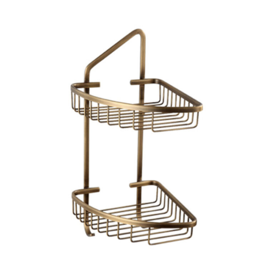 Kệ treo góc bằng đồng Kanly GCK27