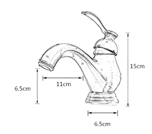 Vòi nước nóng lạnh bằng đồng KANLY GCV01