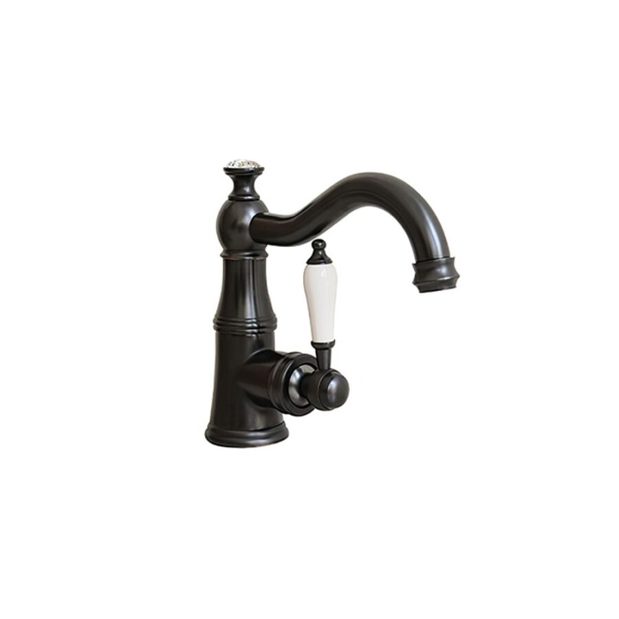 Vòi chậu lavabo nóng lạnh bằng đồng Kanly GCV06B