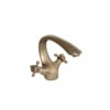 Vòi chậu lavabo nóng lạnh bằng đồng Kanly GCV07