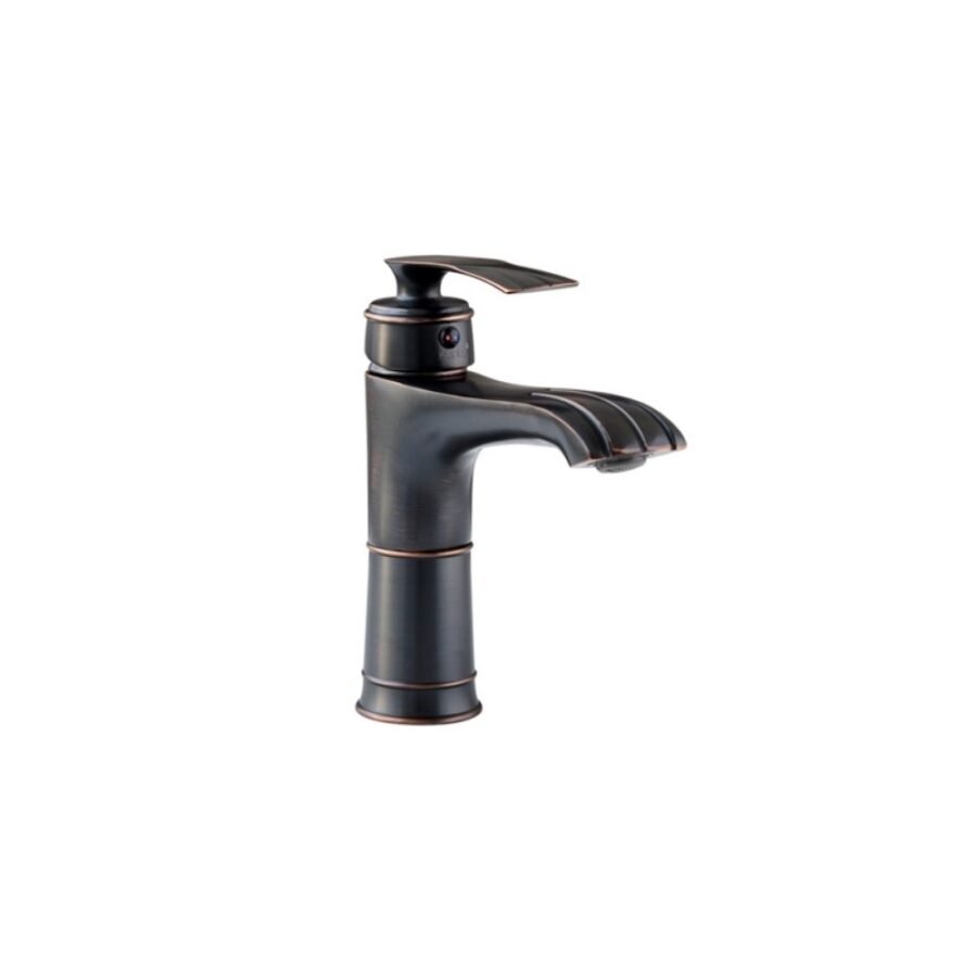 Vòi chậu lavabo nóng lạnh bằng đồng Kanly GCV41B