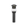 Đầu xả lavabo bằng đồng Kanly GCX02B (có lỗ xả tràn)