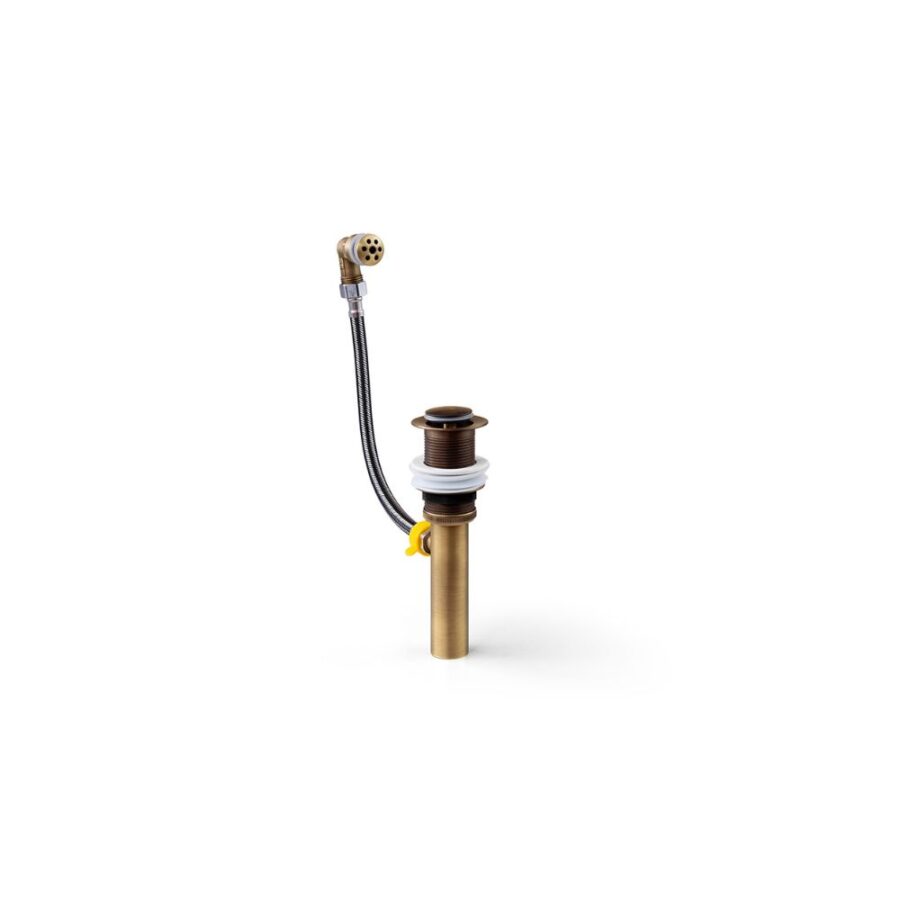 Đầu xả lavabo bằng đồng Kanly GCX03 (có lỗ xả tràn)