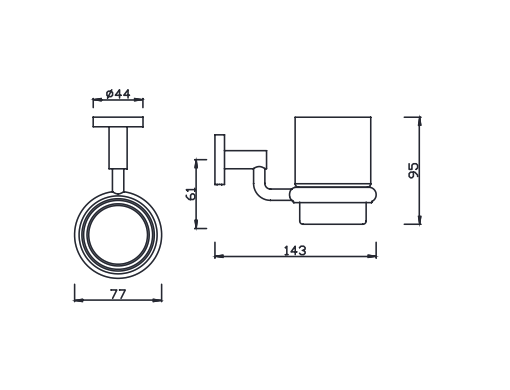 Phụ kiện đưng ly American Standard K-2801-44-N (K280144N) Concept