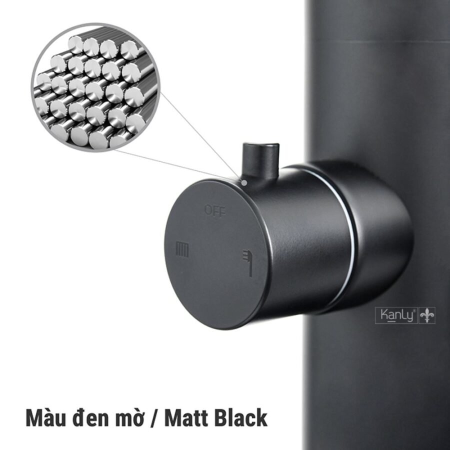 Sen cây tắm đứng đặt sàn ngoài trời Kanly KLS9008B