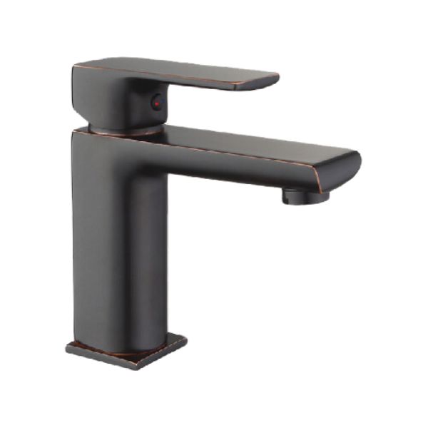 Vòi chậu lavabo nóng lạnh Luxta L1228-Black