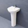 Chậu rửa lavabo treo tường chân dài Caesar L2140+P2445