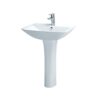 Chậu rửa lavabo treo tường chân dài Caesar L2365+P2445