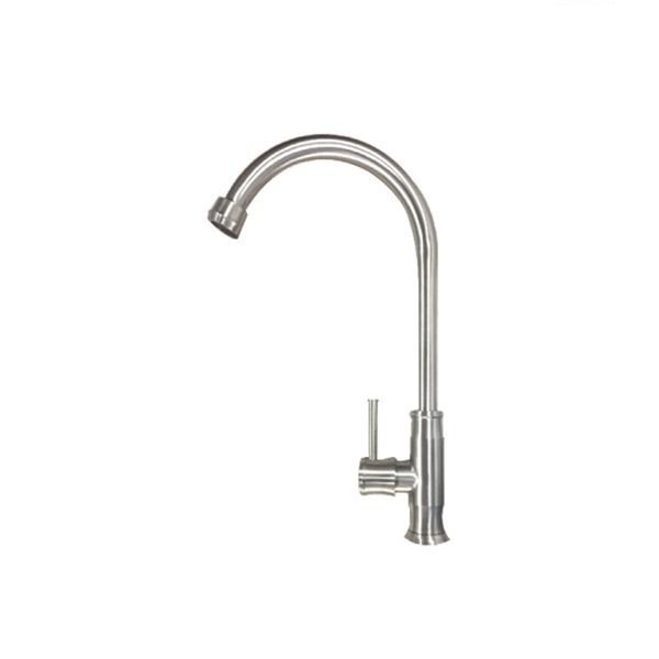 Vòi bếp lạnh Luxta L3119C inox mờ