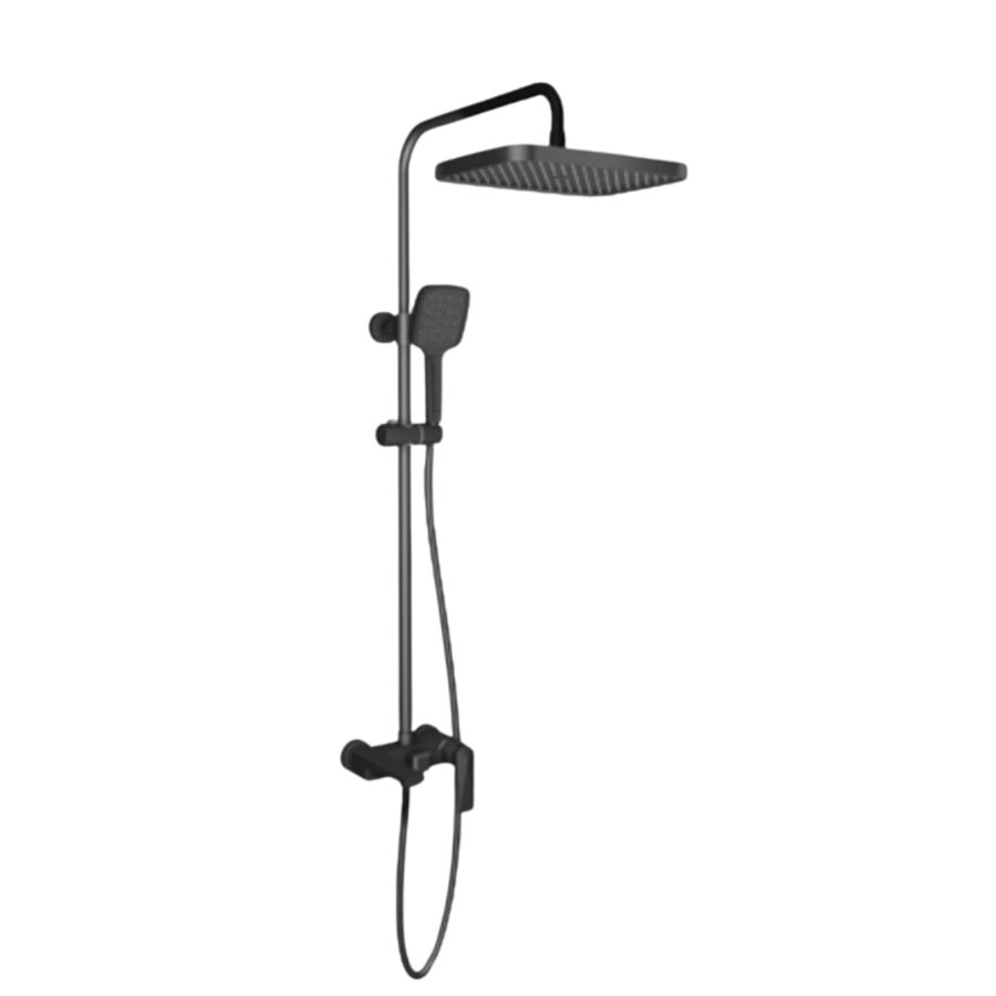 Bộ sen cây tắm nóng lạnh Luxta L7221-Black