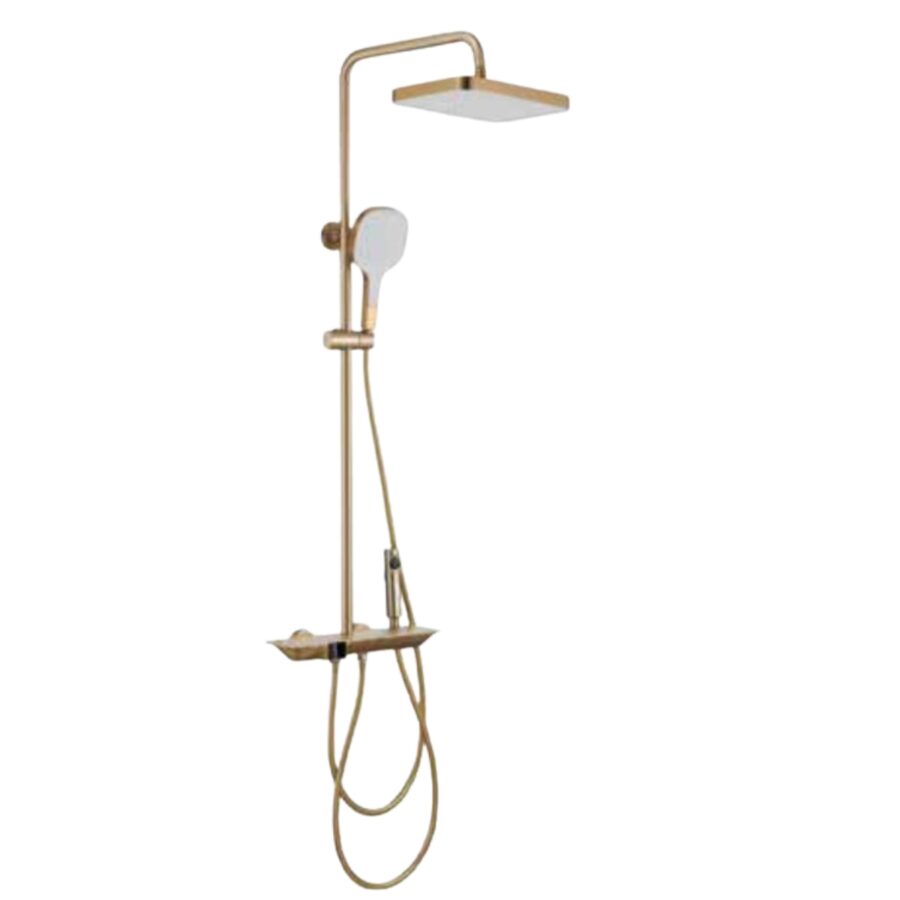 Bộ sen cây tắm nóng lạnh Luxta L7230-Gold