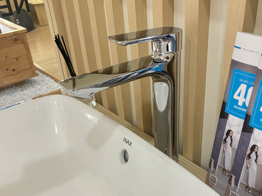 Vòi chậu lavabo nóng lạnh INAX LFV-612SH (LFV612SH)