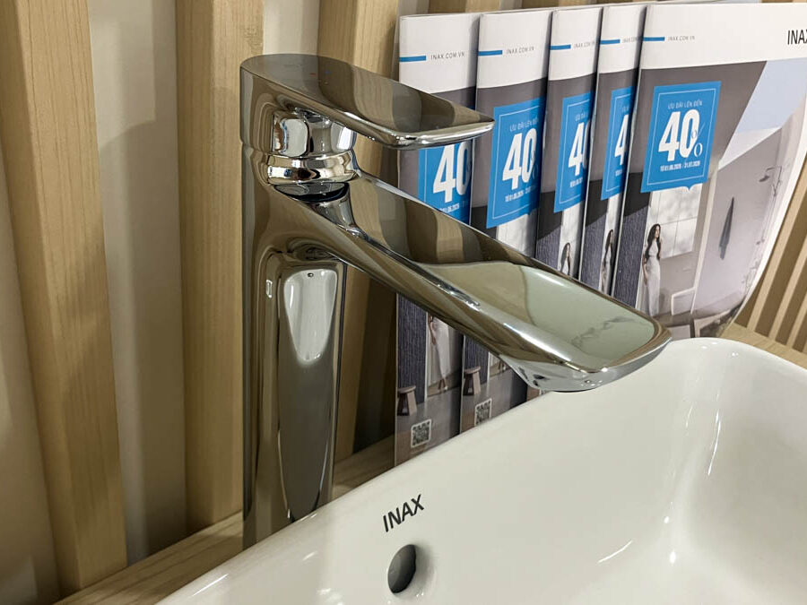 Vòi chậu lavabo nóng lạnh INAX LFV-612SH (LFV612SH)