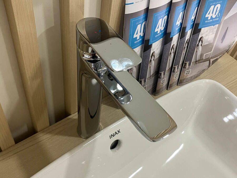 Vòi chậu lavabo nóng lạnh INAX LFV-612SH (LFV612SH)