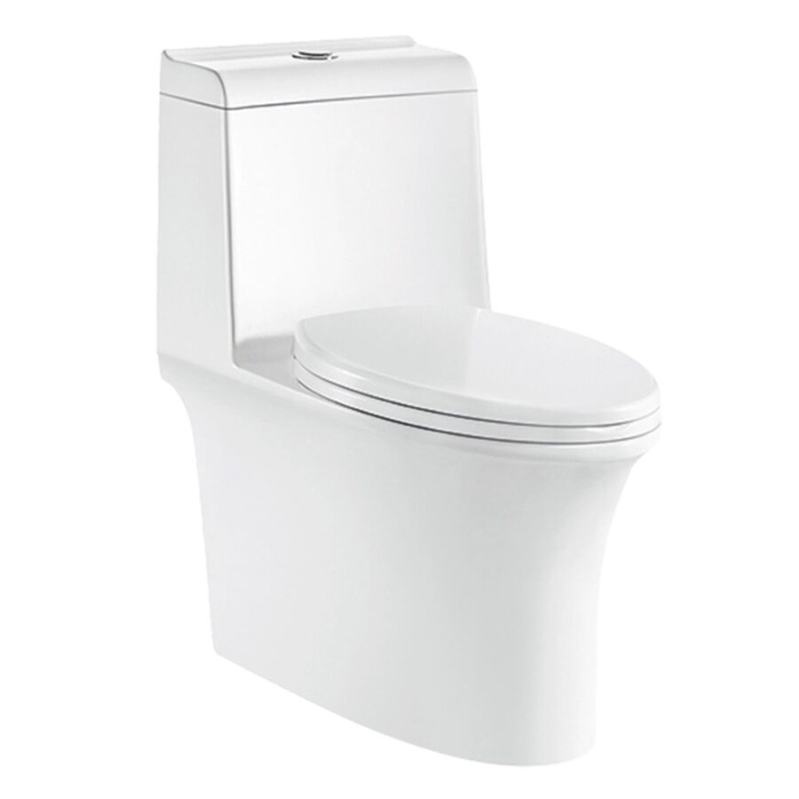 Bồn cầu 1 khối LUXTA LT-102 nắp êm