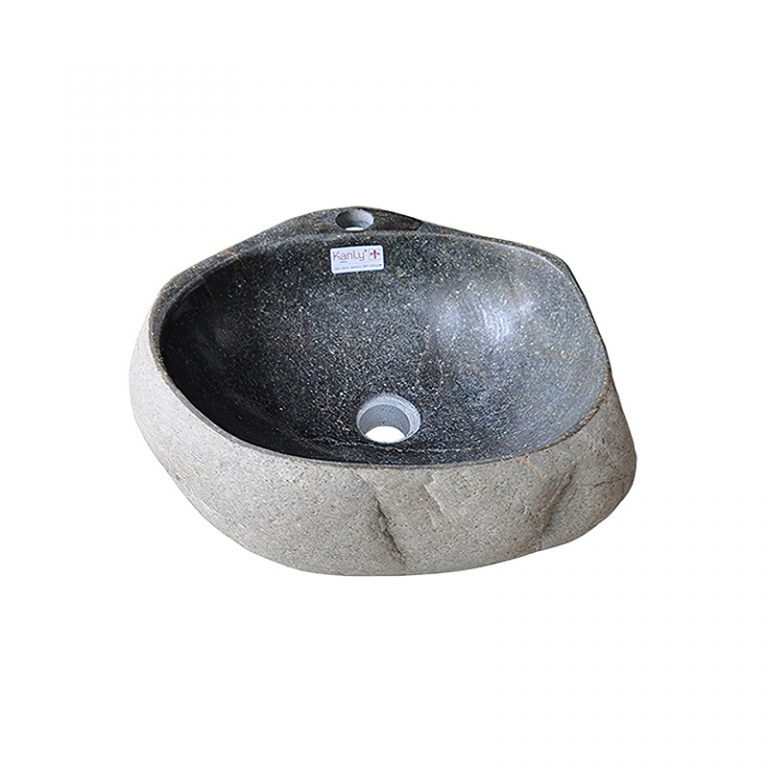 Chậu lavabo đặt bàn Kanly đá cuội tự nhiên MAR15HV