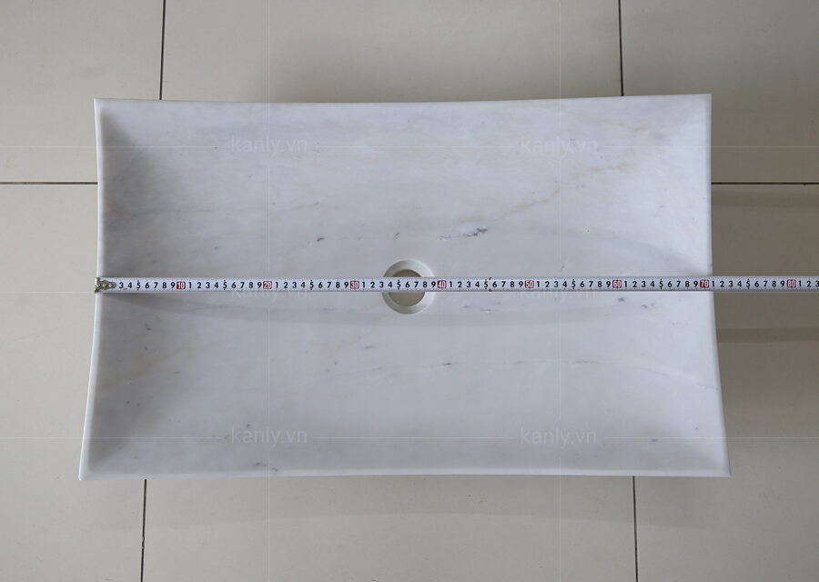 Chậu lavabo đặt bàn Kanly đá Marble MAR33V.01