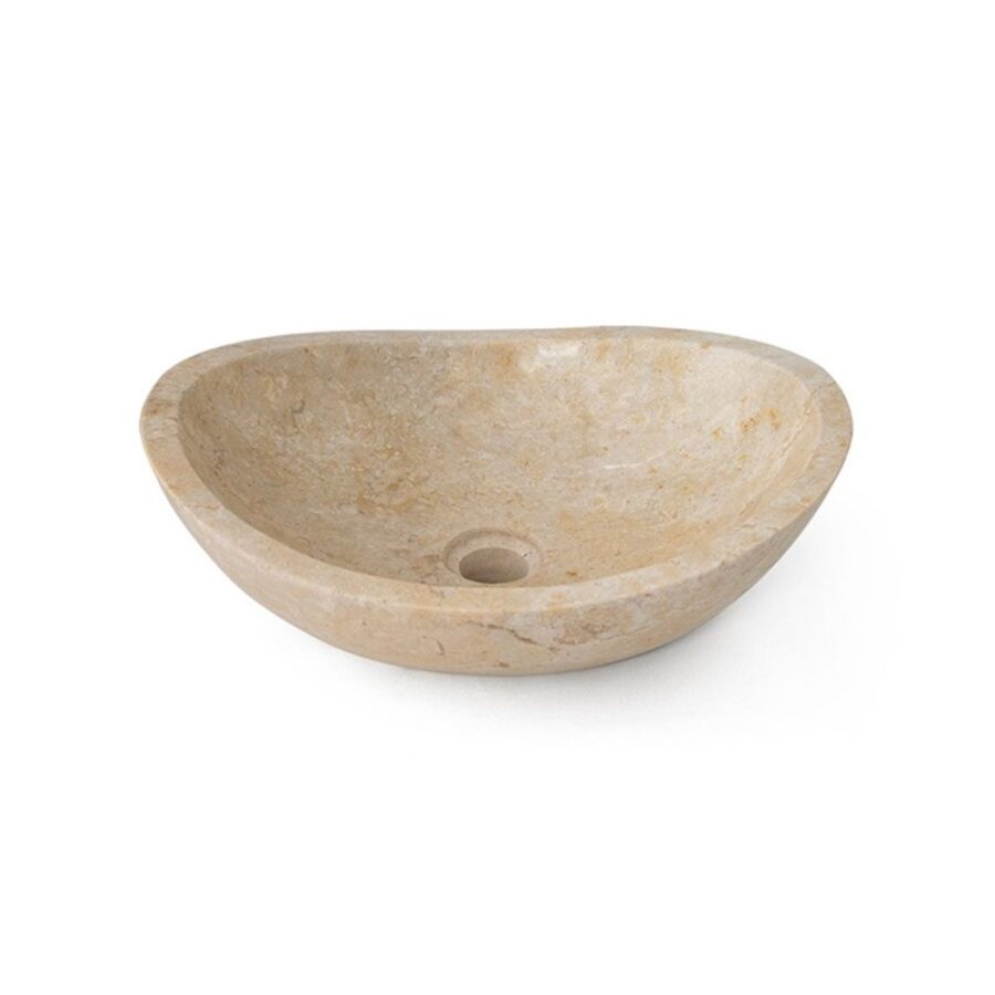 Chậu lavabo đặt bàn Kanly đá marble tự nhiên MAR61FI
