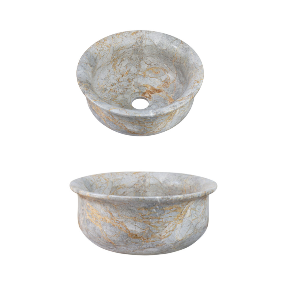 Chậu lavabo đặt bàn Kanly mini đá Marble MAR61V