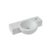 Chậu lavabo treo tường Kanly đá trắng sữa MAR6M013