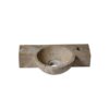 Chậu lavabo treo tường Kanly đá socola MAR6M014