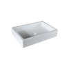 Chậu lavabo đặt bàn Kanly đá tự nhiên hình chữ nhật MAR93V