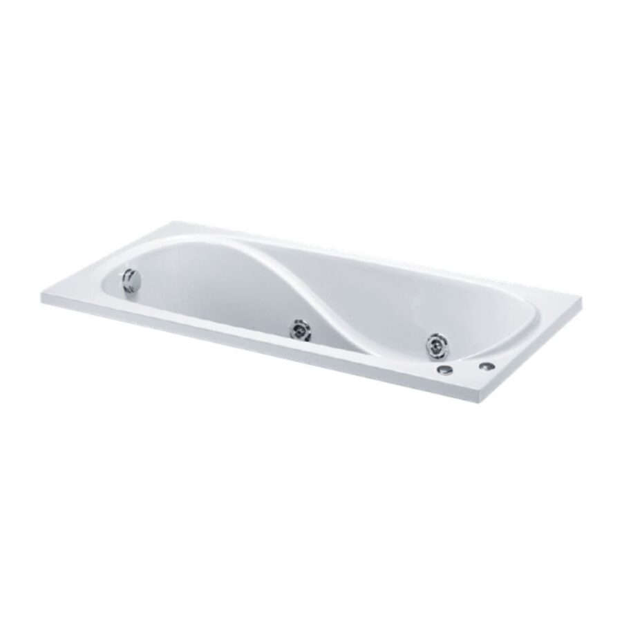 Bồn tắm xây 1m7 massage Caesar MT0170