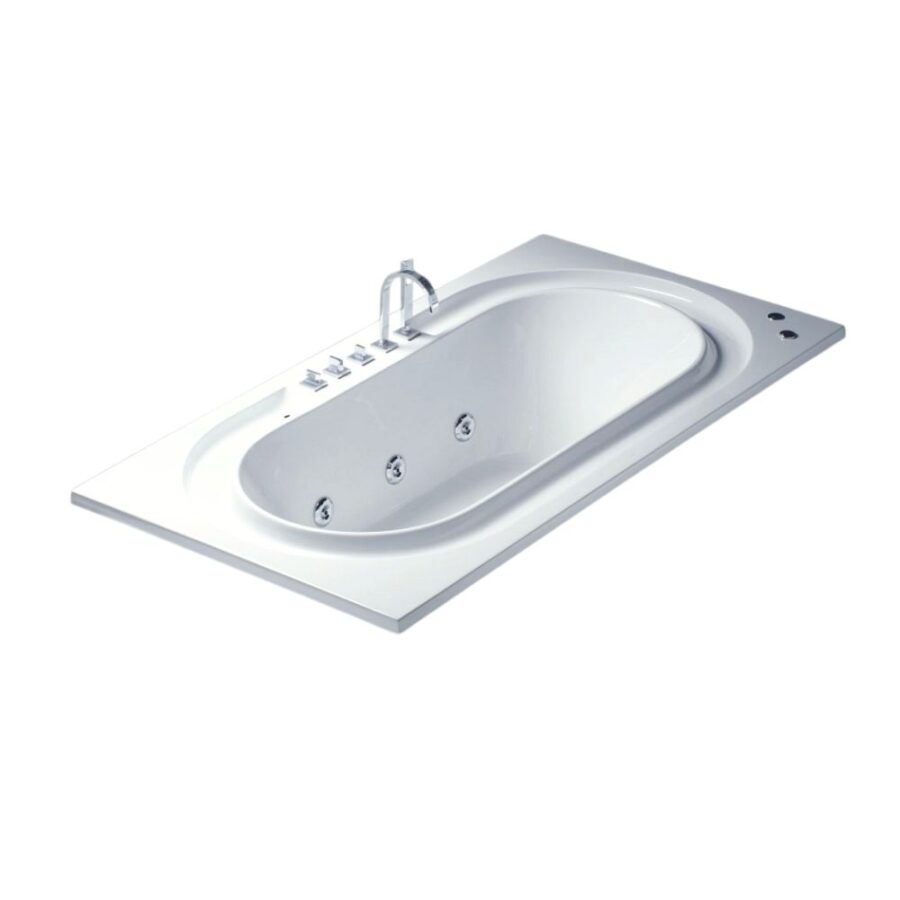 Bồn tắm xây 2m massage hơi Caesar MT212S