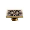 Phễu thoát sàn bằng đồng 10x10cm Kanly GCP04