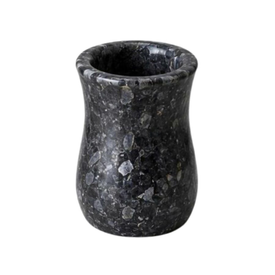 Lọ đựng bàn chải đá đen cọ Kanly PK02H