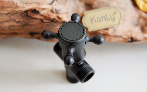 Van góc chặn khóa bằng đồng Kanly GCV12B