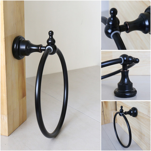 Vòng treo khăn bằng đồng Kanly GCK02B