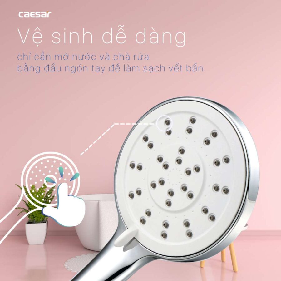 Tay sen tắm 3 chế độ Caesar SH237V
