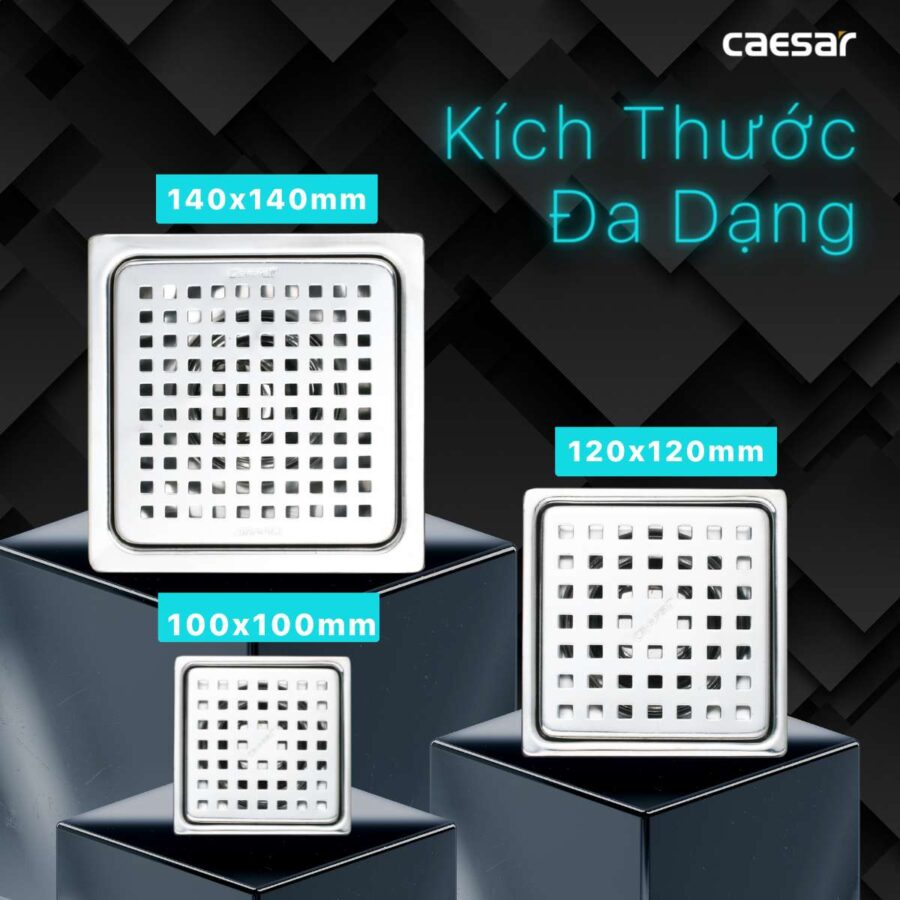 Phễu thoát sàn Caesar ST1212L