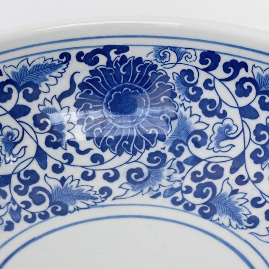Chậu lavabo đặt bàn Kanly sứ hoa văn SU121