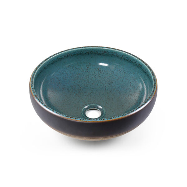 Chậu lavabo đặt bàn Kanly bằng sứ SU123