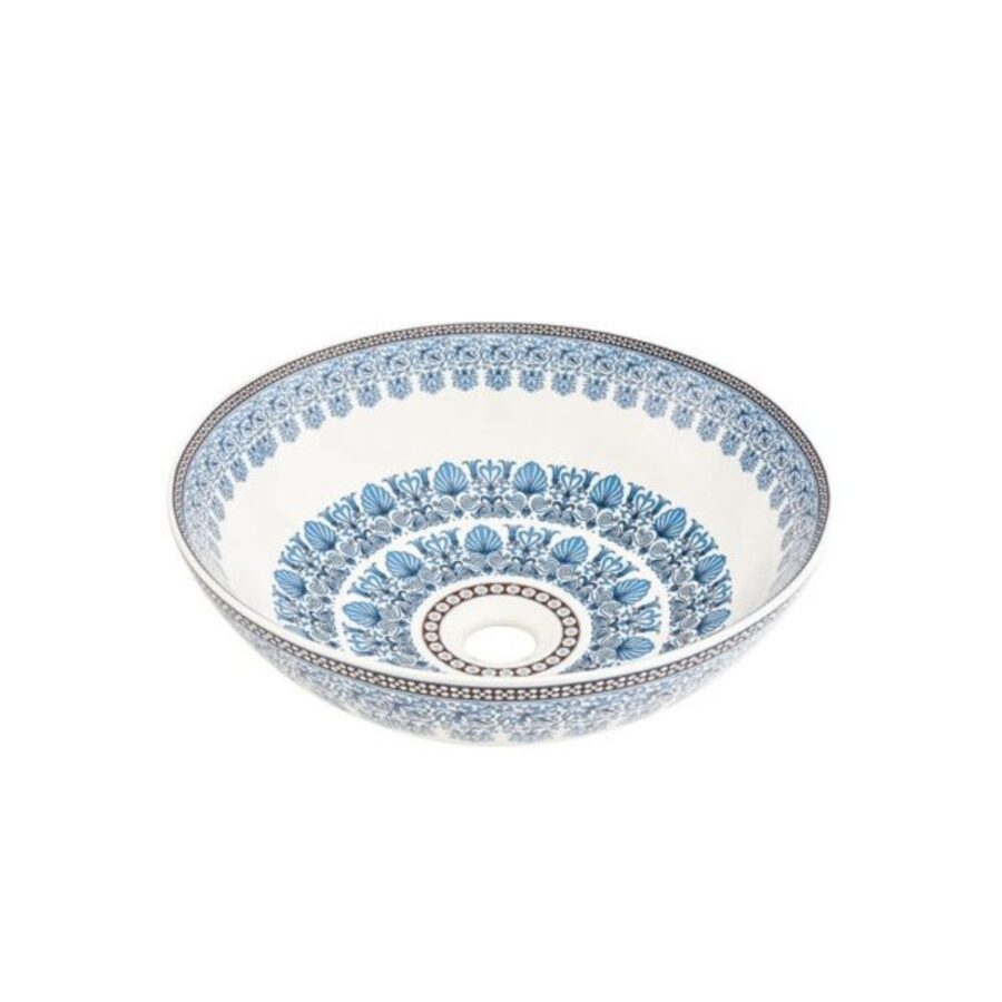 Chậu lavabo đặt bàn Kanly bằng gốm sứ SU711