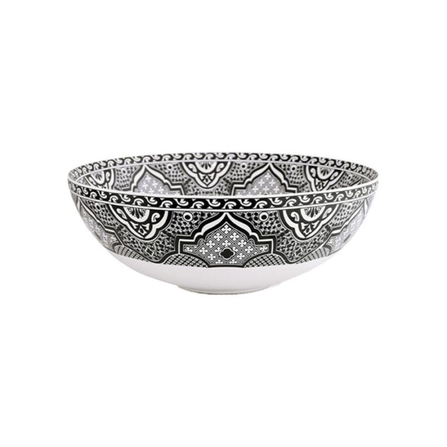 Chậu lavabo đặt bàn Kanly sứ hoa văn SU713