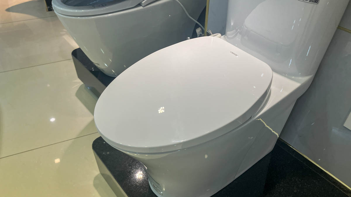 Nắp bồn cầu rửa cơ Caesar TAF060